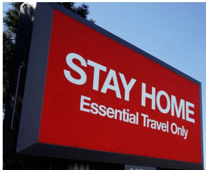 Stay Home-UK people